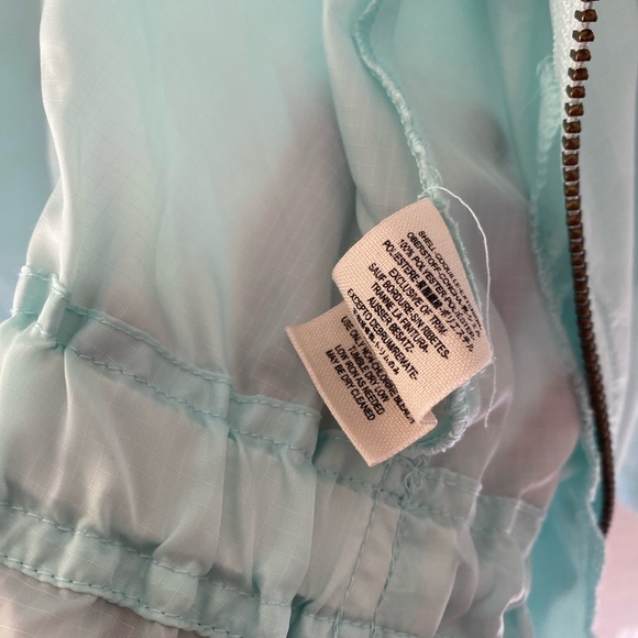 Free People Parachute Festival Windbreaker Rip stop Packable Jacket Light Blue - Picture 6 of 7